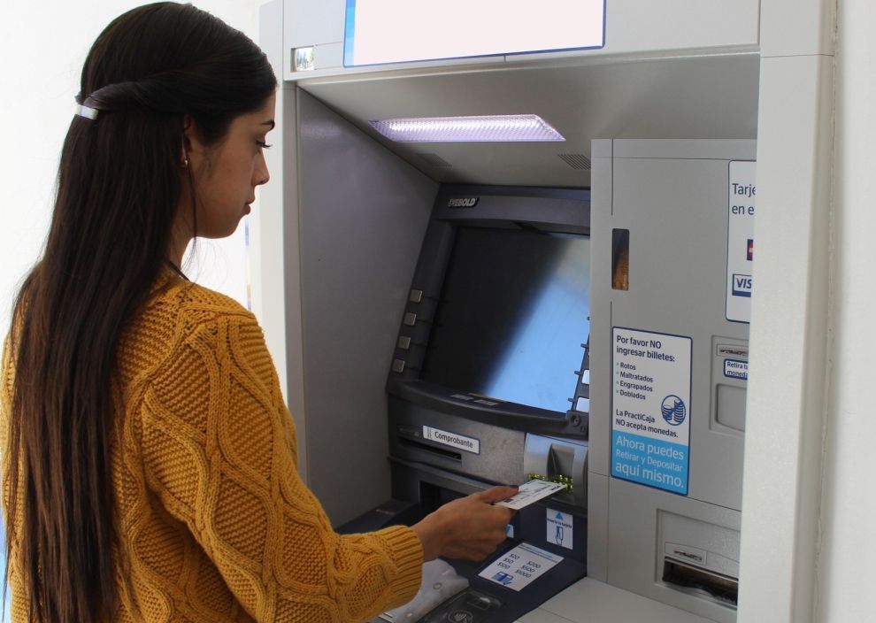 Retiro de efectivo en cajero automático