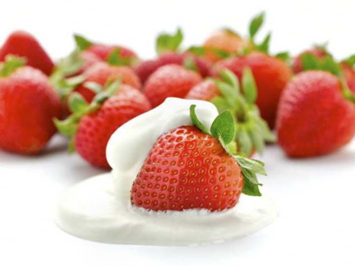 Fresas con crema, ¿fresas o crema?