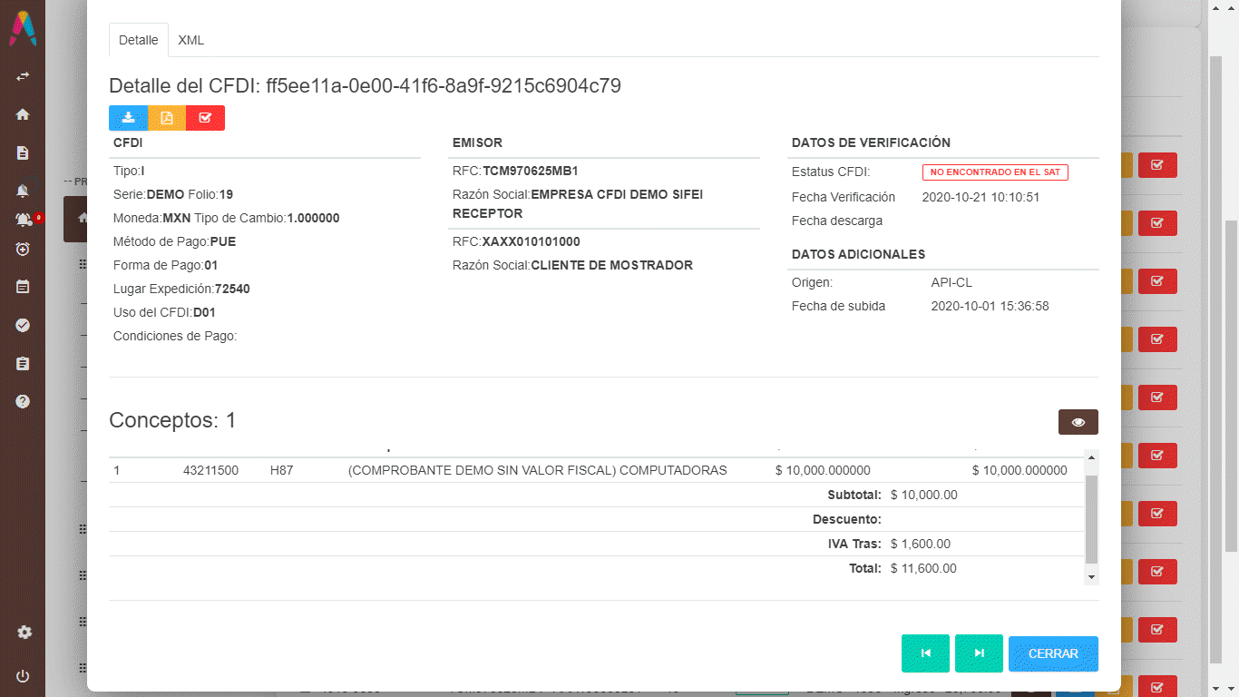 Odoo - Prueba 1 a tres columnas