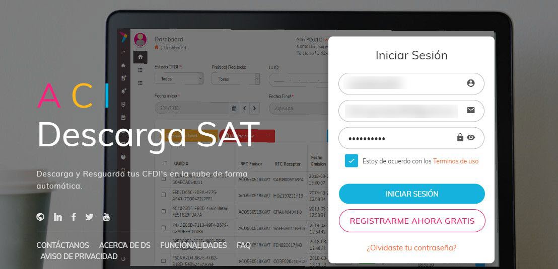 SIFEI Descarga SAT